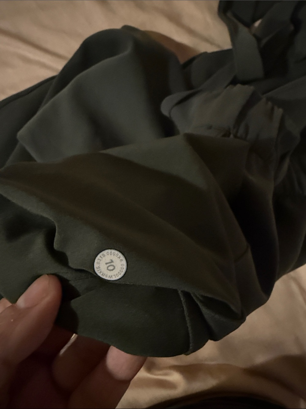 Lululemon Noir Green High Rise a wide Leg pants - Picture 9 of 9